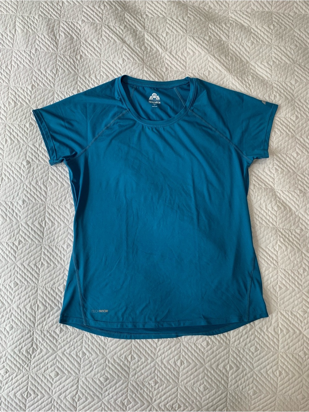 EMS Women's Teal Blue Short Sleeve Performance Tee
